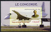 Congo 2009 Concorde & General De Gaulle imperf m/sheet unmounted mint