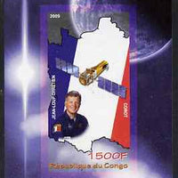 Congo 2009 French Astronauts imperf m/sheet unmounted mint