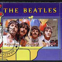 Congo 2009 The Beatles perf m/sheet fine cto used