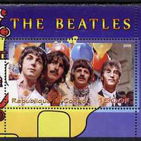Congo 2009 The Beatles perf m/sheet unmounted mint