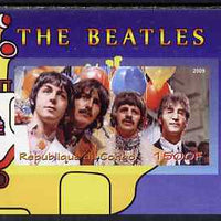 Congo 2009 The Beatles imperf m/sheet unmounted mint