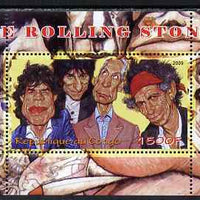 Congo 2009 The Rolling Stones perf m/sheet unmounted mint