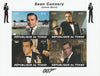 Chad 2018 James Bond - Sean Connery imperf sheetlet containing 4 values unmounted mint. Note this item is privately produced and is offered purely on its thematic appeal, it has no postal validity