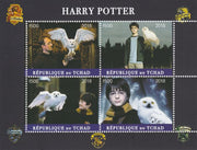Chad 2018 Harry Potter #1 perf sheetlet containing 4 values unmounted mint. Note this item is privately produced and is offered purely on its thematic appeal, it has no postal validity