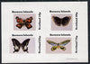 Bernera 1981 Butterflies imperf,set of 4 values (10p to 75p) unmounted mint
