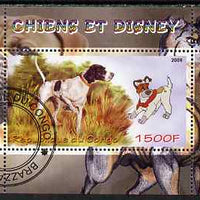 Congo 2009 Disney Dogs #2 perf m/sheet fine cto used