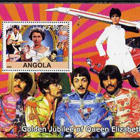 Angola 2002 Golden Jubilee of Queen Elizabeth II #1 perf s/sheet unmounted mint. Note this item is privately produced and is offered purely on its thematic appeal