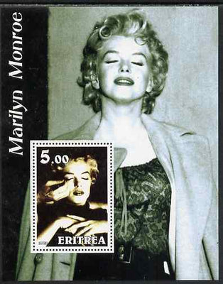 Eritrea 2002 Marilyn Monroe perf m/sheet #1 unmounted mint