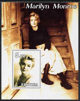 Eritrea 2002 Marilyn Monroe perf m/sheet #2 unmounted mint