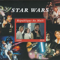 Mali 2018 Star Wars perf souvenir sheet unmounted mint. Note this item is privately produced and is offered purely on its thematic appeal.