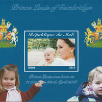 Mali 2018 Royal Birth - Prince Louis imperf souvenir sheet unmounted mint. Note this item is privately produced and is offered purely on its thematic appeal.