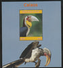 Mali 2018 Hornbills perf souvenir sheet unmounted mint. Note this item is privately produced and is offered purely on its thematic appeal.