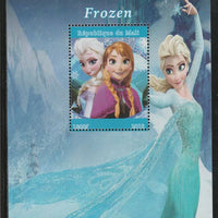 Mali 2018 Frozen (Animated Movie) perf souvenir sheet unmounted mint. Note this item is privately produced and is offered purely on its thematic appeal.