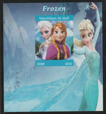 Mali 2018 Frozen (Animated Movie) imperf souvenir sheet unmounted mint. Note this item is privately produced and is offered purely on its thematic appeal.