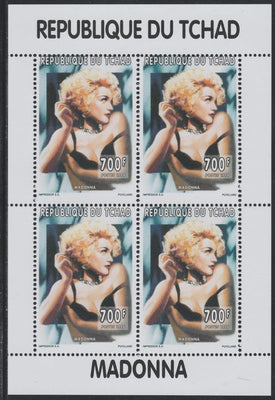 Chad 1996 Madonna perf sheetlet containing 4 values unmounted mint