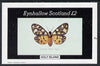 Eynhallow 1982 Butterflies (Cream Spot Tiger) imperf deluxe sheet (£2 value) unmounted mint