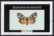 Eynhallow 1982 Butterflies (Cream Spot Tiger) imperf deluxe sheet (£2 value) unmounted mint