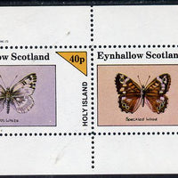 Eynhallow 1982 Butterflies (Bath White & Speckled Wood) perf,set of 2 values (40p & 60p) unmounted mint