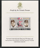 Ras Al Khaima 1972 Baseball USA & Japan 70Dh,imperf mounted on Format International proof card, as Mi 720B