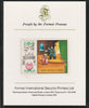 Ras Al Khaima 1969 Scenes from Operas 2R Abduction of the Seraglio by Mozart,imperf mounted on Format International proof card, as Mi 284B