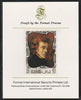 Ras Al Khaima 1969 Paintings of Composers - Chopin,25D imperf mounted on Format International proof card, as Mi 276B