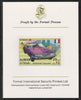 Ajman 1971 Modern Cars - Citroen 25Dh imperf mounted on Format International proof card as Mi 1171B