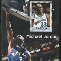Angola 2002 Michael Jordan #1 perf souvenir sheet unmounted mint