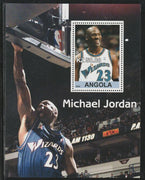 Angola 2002 Michael Jordan #1 perf souvenir sheet unmounted mint
