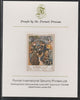 Ajman 1967 Paintings - Umbrellas by Renoir imperf mounted on Format International proof card as Michel 211B