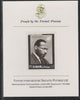 Ajman 1968 Human Rights - Martin Luther King 5R imperf mounted on Format International proof card as Michel 295B