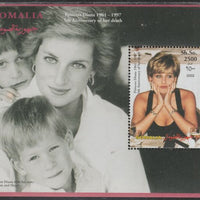 Somalia 2002 Princess Diana 5th Anniversary of Death perf souvenir sheet #1 unmounted mint.. Note this item is privately produced and is offered purely on its thematic appeal
