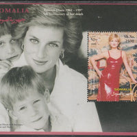 Somalia 2002 Princess Diana 5th Anniversary of Death perf souvenir sheet #3 unmounted mint.. Note this item is privately produced and is offered purely on its thematic appeal