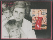 Somalia 2002 Princess Diana 5th Anniversary of Death perf souvenir sheet #3 unmounted mint.. Note this item is privately produced and is offered purely on its thematic appeal