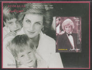 Somalia 2002 Princess Diana 5th Anniversary of Death perf souvenir sheet #4 unmounted mint.. Note this item is privately produced and is offered purely on its thematic appeal