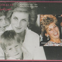 Somalia 2002 Princess Diana 5th Anniversary of Death perf souvenir sheet #5 unmounted mint.. Note this item is privately produced and is offered purely on its thematic appeal