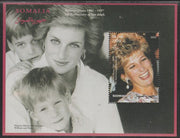 Somalia 2002 Princess Diana 5th Anniversary of Death perf souvenir sheet #5 unmounted mint.. Note this item is privately produced and is offered purely on its thematic appeal