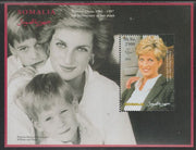 Somalia 2002 Princess Diana 5th Anniversary of Death perf souvenir sheet #6 unmounted mint.. Note this item is privately produced and is offered purely on its thematic appeal