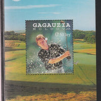 Gagausia Republic 1997 Golf (with Rotary & Lions Logos) perf souvenir sheet unmounted mint.. Note this item is privately produced and is offered purely on its thematic appeal