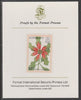 Kiribati 1981 Flowers 50c imperf proof mounted on Format International proof card, as SG144