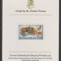 Niger Republic 1981 Royal Wedding 150f imperf proof mounted on Format International proof card, as SG 860