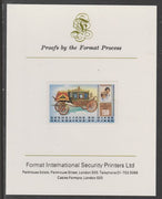 Niger Republic 1981 Royal Wedding 150f imperf proof mounted on Format International proof card, as SG 860