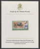 Niger Republic 1981 Royal Wedding 300f imperf proof mounted on Format International proof card, as SG 862