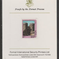 Bhutan 1982 Princess Diana's 21st Birthday 15n imperf proof mounted on Format International proof card, as SG 457