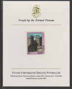 Bhutan 1982 Royal Baby overprint on Princess Diana's 21st Birthday 15n imperf proof mounted on Format International proof card, as SG 477