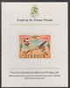 Liberia 1978 Progress in Aviation 35c Louis Bleriot & Monoplane imperf proof mounted on Format International proof card, as SG 1331