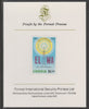 Liberia 1979 25th Anniversary of Radio ELWA $1 imperf proof mounted on Format International proof card, as SG 1370