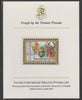 Liberia 1979 Organisation for African Unity 27c imperf proof mounted on Format International proof card, as SG 1376