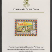 Liberia 1979 Organisation for African Unity 50c imperf proof mounted on Format International proof card, as SG 1378