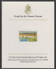 Liberia 1981 Hydro Electric Plant 31c imperf proof mounted on Format International proof card, as SG 1508