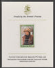 Liberia 1982 Birth of Prince William opt on Diana 21st Birthday 41c imperf proof mounted on Format International proof card, as SG 1545